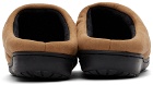 SUBU SSENSE Exclusive Brown Quilted Slippers