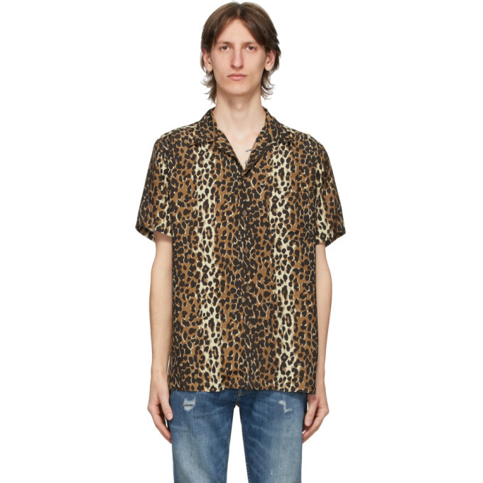 Photo: Wacko Maria Brown Leopard Hawaiian Shirt