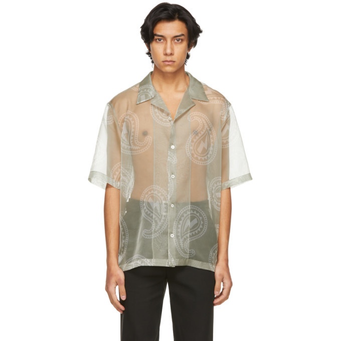 Photo: System Khaki Pattern Short Sleeve Shirt