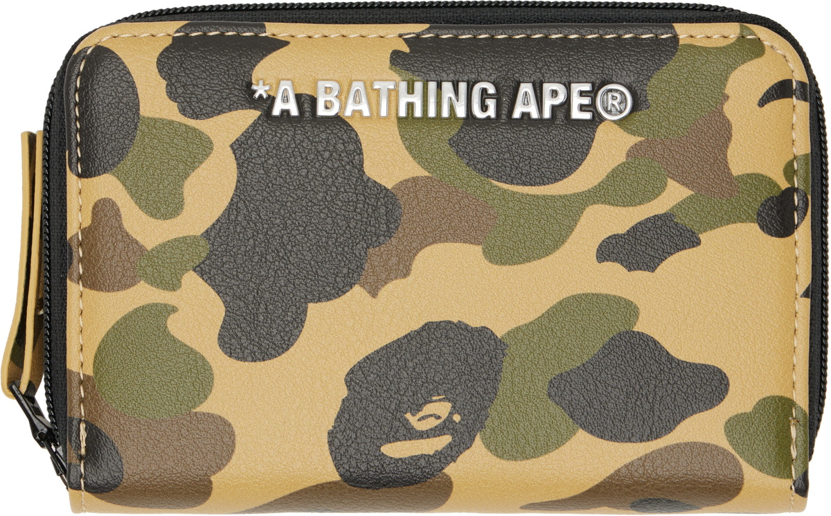 BAPE Khaki 1st Camo Wallet A Bathing Ape