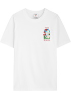 Casablanca LA Days Logo Cotton T-shirt White