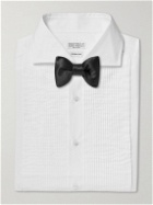 Brunello Cucinelli - Slim-Fit Bib-Front Double-Cuff Cotton-Poplin Tuxedo Shirt - White