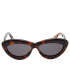 Loewe Eyewear Women's Cat-Eye Sunglasses in Dark Havana 