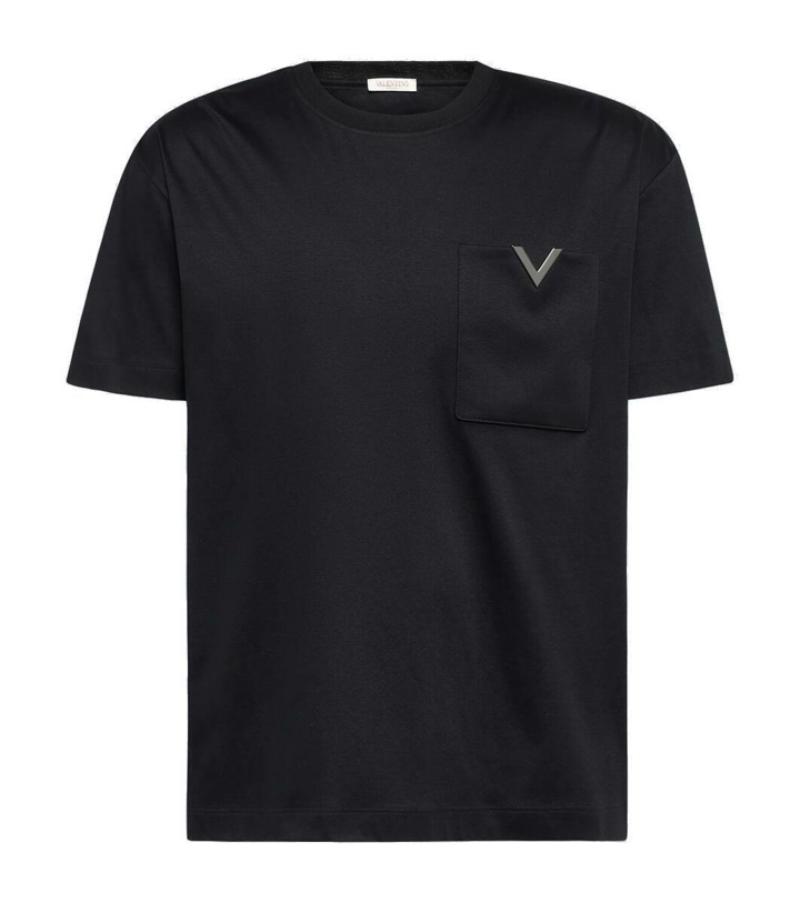 Photo: Valentino Logo cotton T-shirt