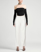 Courrèges Womens Pants Cream