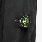 Stone Island Men's Garment Dyed Two Pocket Zip Overshirt in Black