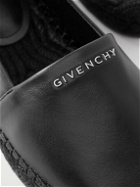 Givenchy - Logo-Appliquéd Leather Espadrilles - Black