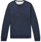 Norse Projects - Ketel Mélange Fleece-Back Cotton-Jersey Sweatshirt - Men - Navy