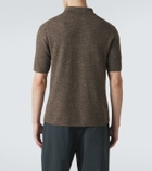 The Row Ravi silk, cashmere, and linen polo shirt