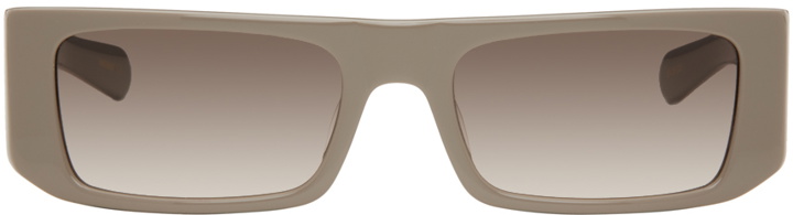Photo: FLATLIST EYEWEAR Gray SP5DER Edition Slug Sunglasses