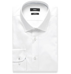 Hugo Boss - Jesse Panelled Cotton-Poplin Shirt - White