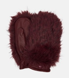 Goldbergh Hill leather mittens