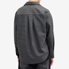 Fucking Awesome Men's Wool Flannel Shirt in Shadow