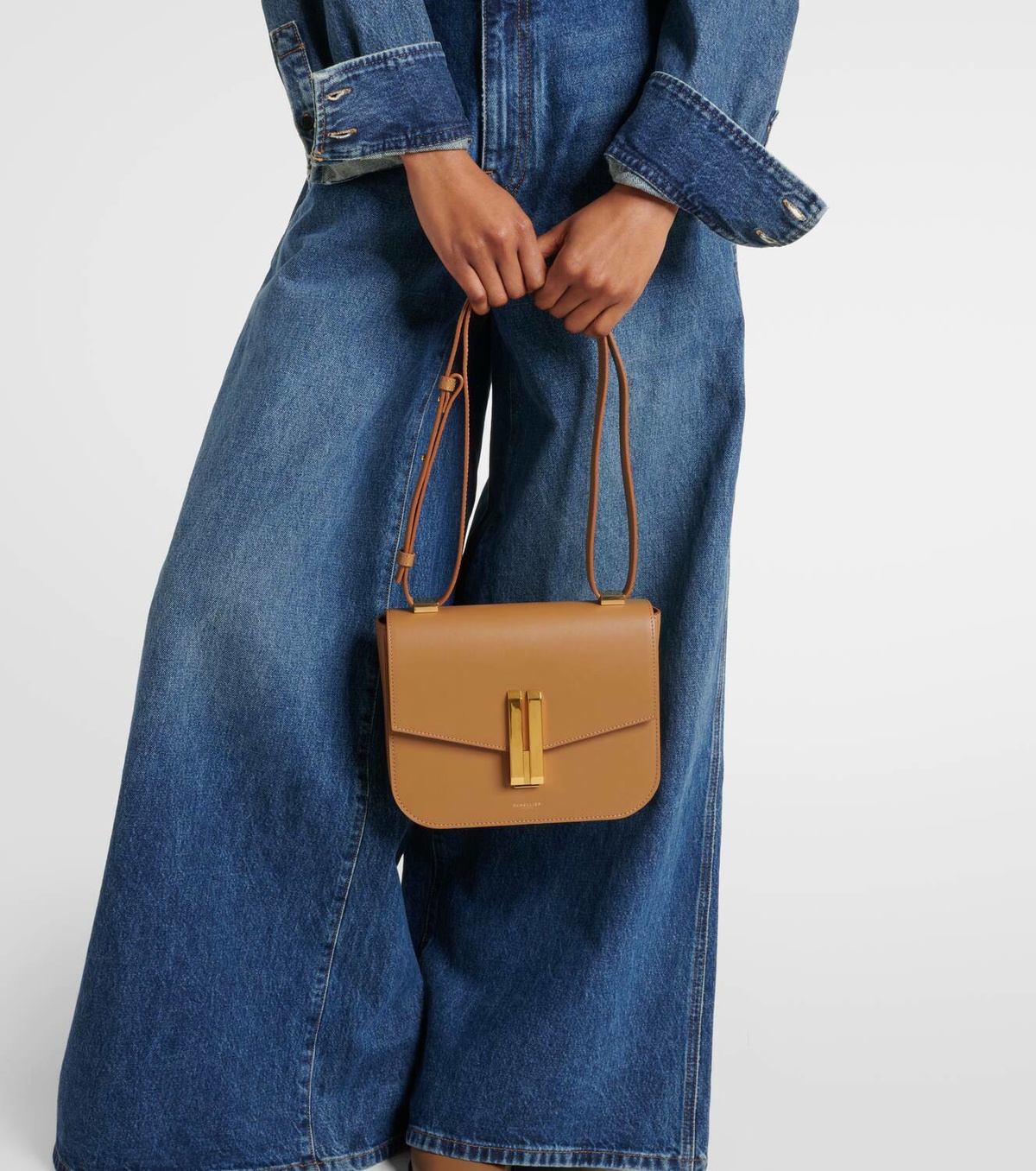 DeMellier Vancouver leather crossbody bag