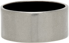 Jil Sander Silver & Brown Light Ring