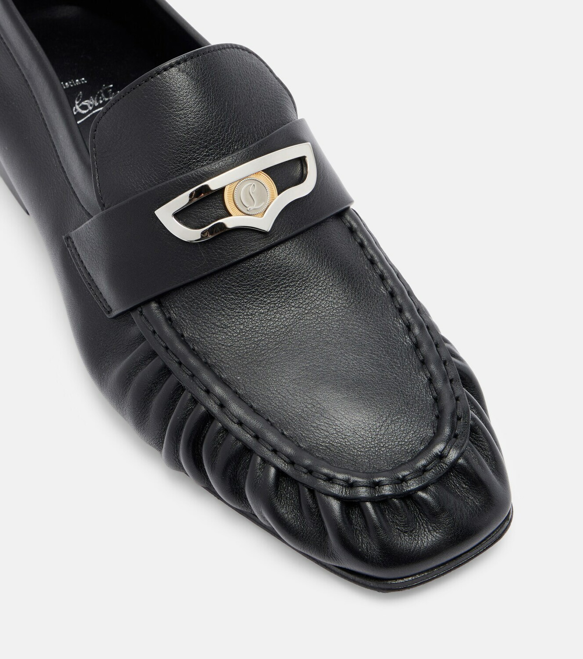 Christian Louboutin Mocallista leather penny loafers