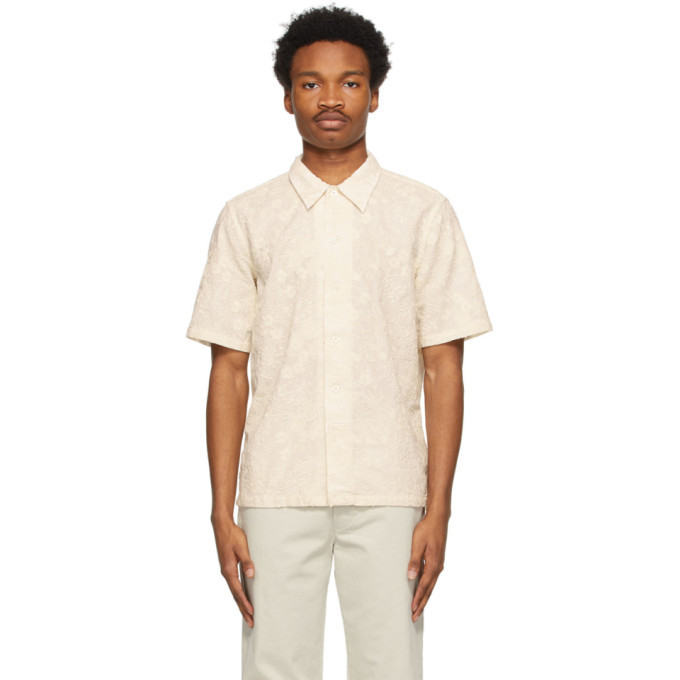 Sunflower Off-White Floral Space Short Sleeve Shirt Sunflower Sunflower Off-White Floral Space Short Sleeve Shirt Sunflower