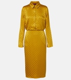 Gucci GG jacquard shirt dress