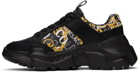 Versace Jeans Couture Black Chain Couture Speedtrack Sneakers