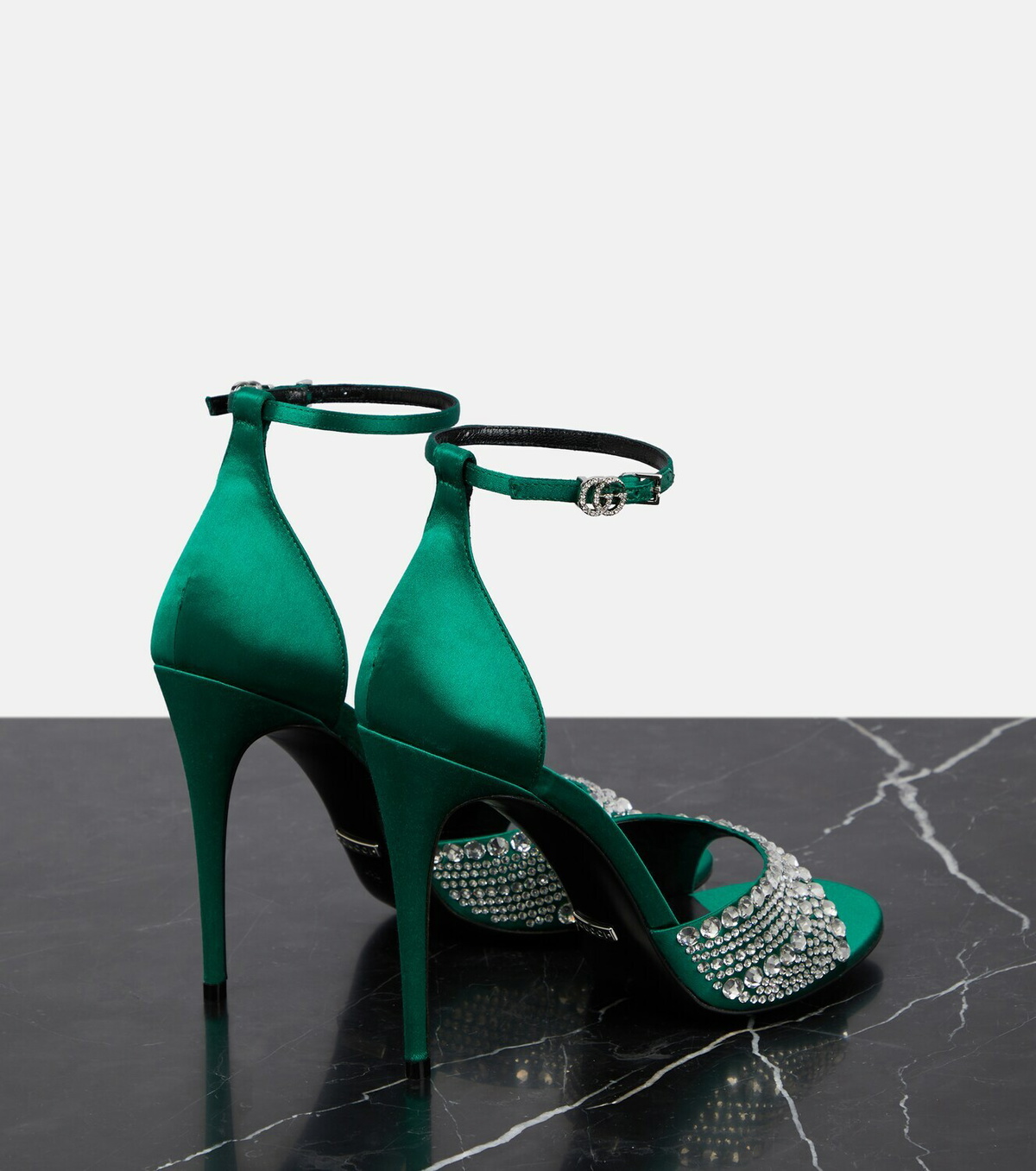 Gucci xadidas【GG Platform Sandal Green 】コットンサンダル Gucci Unisex Adidas x Gucci GG Platform Sandal Green GG