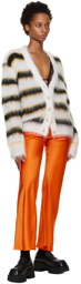 Silk Laundry Orange Flare Lounge Pants