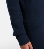 Lisa Yang Abeena ribbed-knit cotton and cashmere cardigan