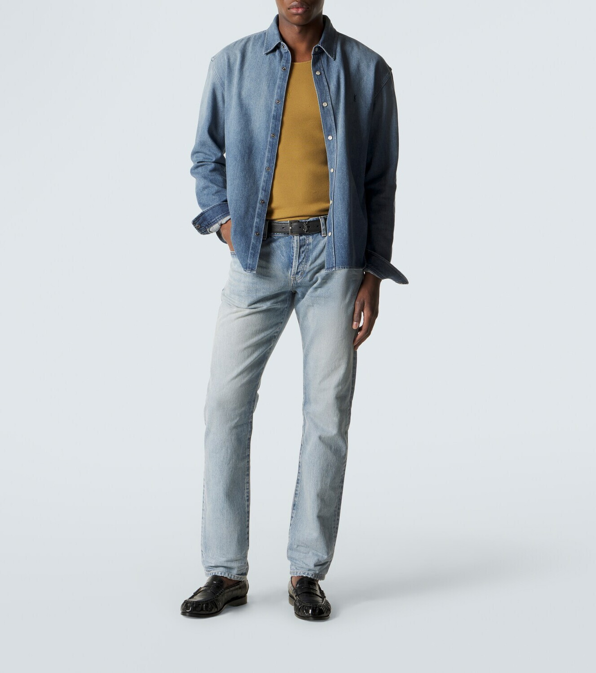 Saint Laurent Faded slim jeans