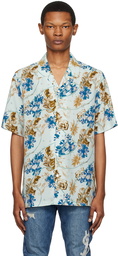 Ksubi Blue Floralist Shirt