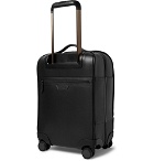 Ermenegildo Zegna - Pelle Tessuta Leather Carry-On Suitcase - Men - Black