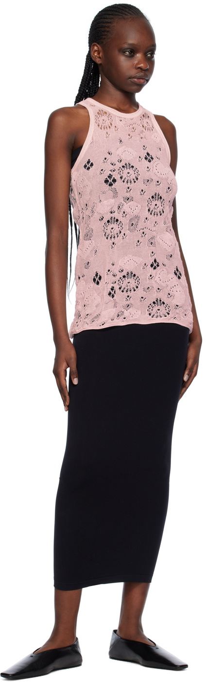Olēnich Pink Racer Back Tank Top
