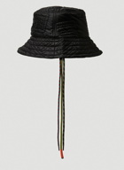 Multicord Quilted Bucket Hat in Black