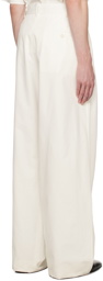 The Row Off-White Umberto Trousers