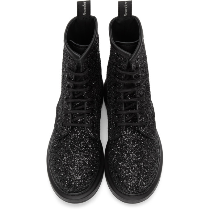 Alexander mcqueen hot sale glitter boots