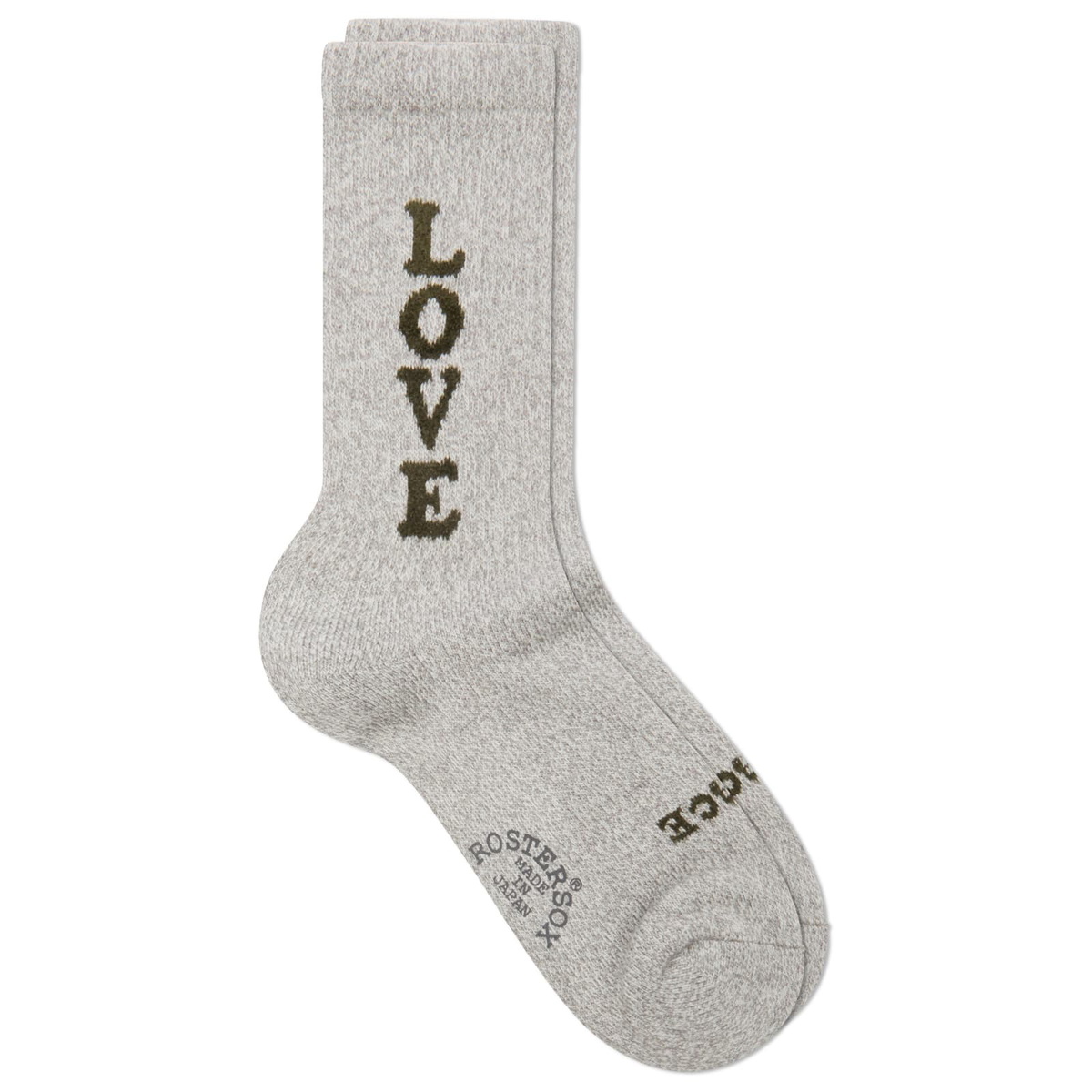 Rostersox Love Socks in Grey