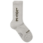 Rostersox Love Socks in Grey