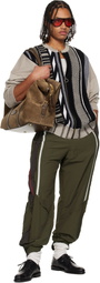 Martine Rose Khaki Layered Track Pants
