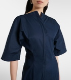 Jacquemus Moisson cotton poplin midi dress