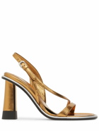 ETRO - 100mm Metallic Leather Sandals