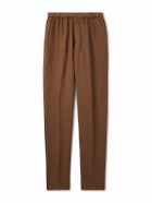 Boglioli - Tapered Linen Trousers - Brown
