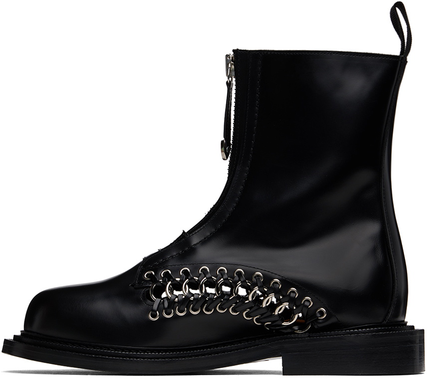 Toga Virilis Black Leather Boots