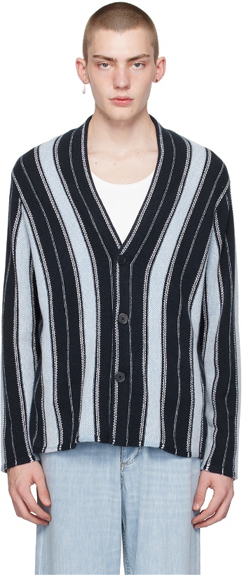 Photo: Guest in Residence Navy & Blue Baja Cardigan