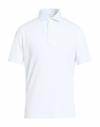 Brunello Cucinelli Mens Polo shirt Sky in Blue