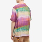 Magic Castles Men's Wave Vacation Shirt in Multi Waves