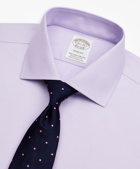 Brooks Brothers Men's Stretch Soho Extra-Slim-Fit Dress Shirt, Non-Iron Twill English Collar | Lavender