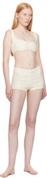 BELLE Off-White Elara Bikini Bottom