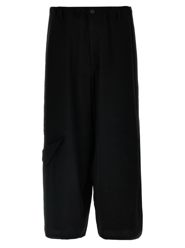 Photo: Yohji Yamamoto ta Tuxedo Cut-out Detail Pants