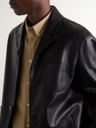 LOEWE - Workwear Leather Jacket - Black