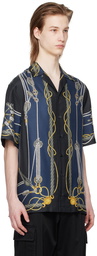 Versace Blue Nautical Shirt