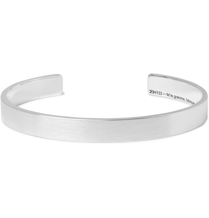 Photo: Le Gramme - Le 21 Brushed Sterling Silver Cuff - Silver
