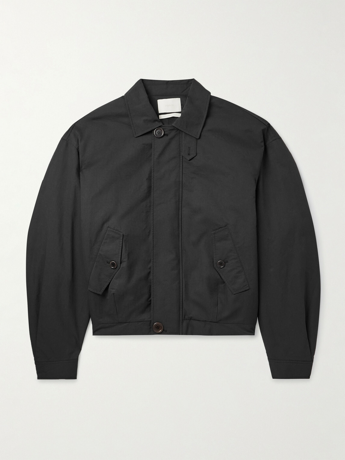 Amomento - Padded Cotton-Blend Twill Jacket - Black